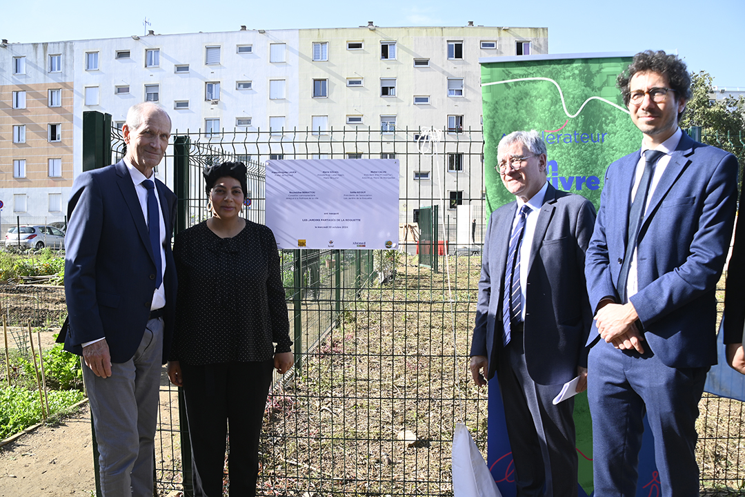 Inauguration des jardins partagés à La Roquette