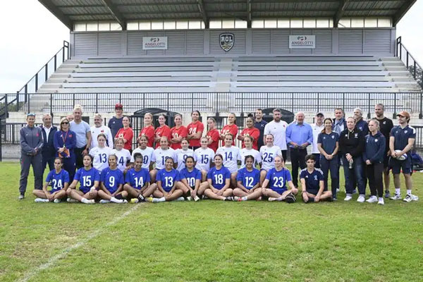 Les espoirs du rugby féminin français s’entraînent à Lunel